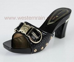 Women Leather Slippers and Sandals