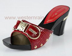 Women Leather Slipper and Sandals