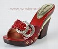 Lady Leather Clogs and Sandals 1
