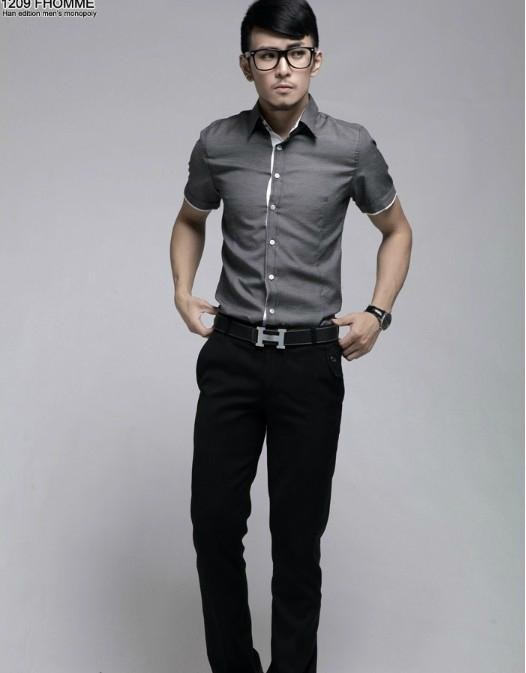 Luxury Business Mens Slimming Dress Shirt - C1135 - FH (China Trading ...