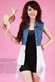 New Fashionable Ladys Chiffon+Jeans Tops 1