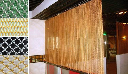 Provide Various Security Woven Wire Cloth Drapery  3