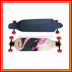 Longboards Canadian Maple Long Skateboards Street Surfing Board Skateboarding