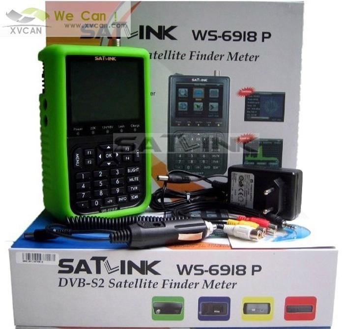 Satlink WS-6918P HIQ 8PSK DVB-S DVB-S2 Satellite TV Finder Meter  2