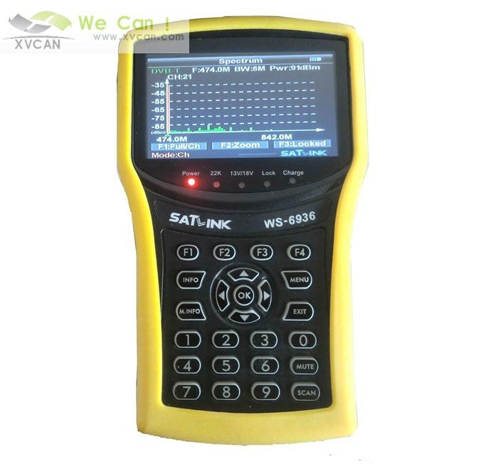 Satlink WS6936 DVBS & DVBT Digital Signal Finder Meter & Spectrum