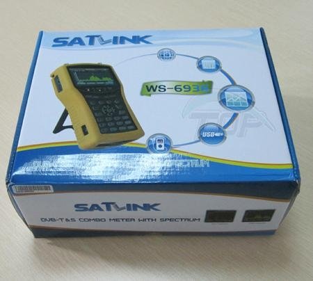 Satlink WS-6936 DVB-S & DVB-T Digital Signal Finder Meter & Spectrum Analyzer 