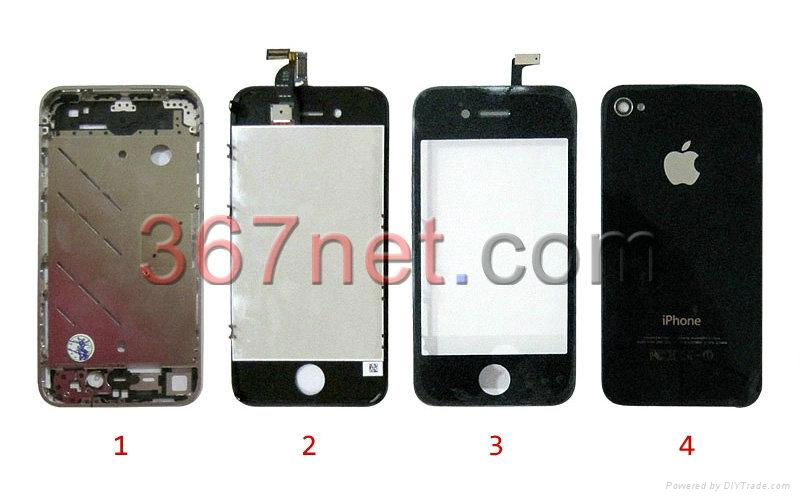 High Quality New Oem iPhone 4 full Housing