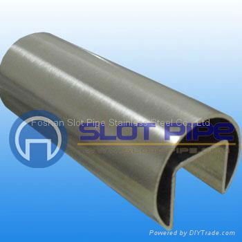 stainless steel single slot tube 