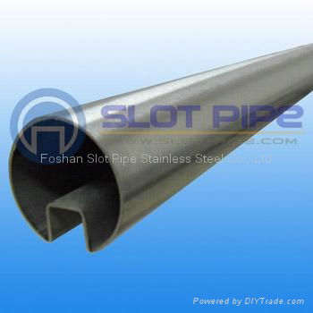 stainless steel single slot tube  2