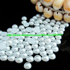 imitation half pearls