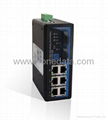 8-port 10/100M WEB Managed Redundant Industrial Ethernet Switch 1