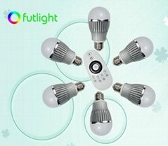  Light Bulb with 4-channels remote 