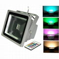 RGB LED flood light projector  2