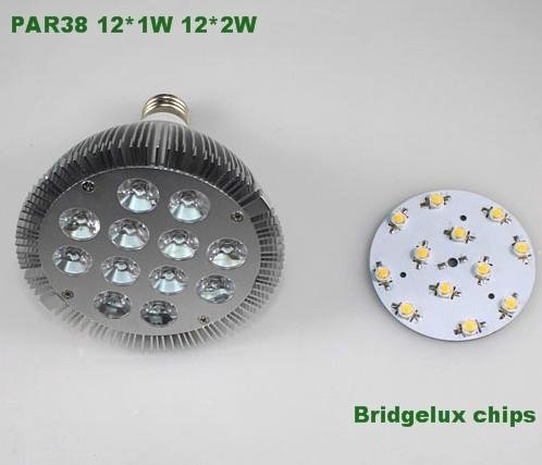 High power 12W RGB led color changing par38 light(with remote controller) 4