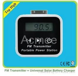 FM Universal solar  charger for iphone