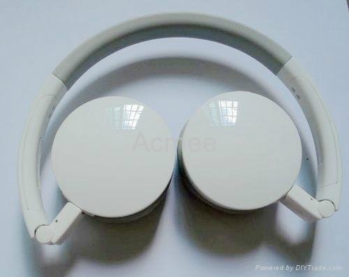 Wireless TF card/ mini SD card mp3 headphone, foldable music player headphone 2