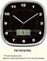 Wall Clock with LCD Day / Date Display 1