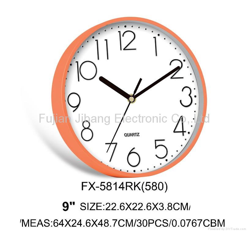 Plastic wall clock for promotion 3