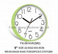 Plastic wall clock for promotion 4