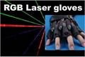  RGB laser gloves with 7pcs laser .stage gloves for DJ Club/Party show 2