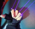  Violet Blue Laser Gloves With 4pcs 405nm 150mw laserfor For DJ Club/Party Show 2