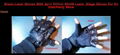  Violet Blue Laser Gloves With 4pcs 405nm 150mw laserfor For DJ Club/Party Show 4