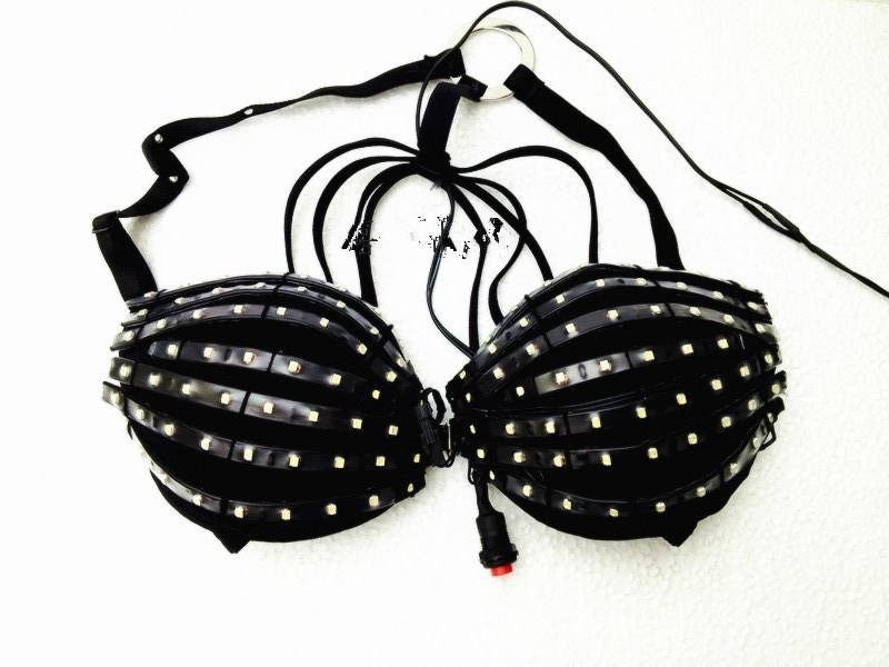  New-style Sexy girl LED bra for evening party or performance 4