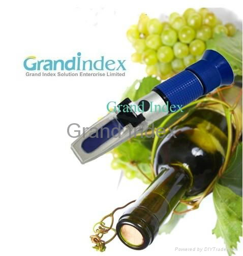 Retail hand held Brix refractometer RHB-90ATC (Blue Rubber)