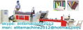 plastic sheet extruding machine with