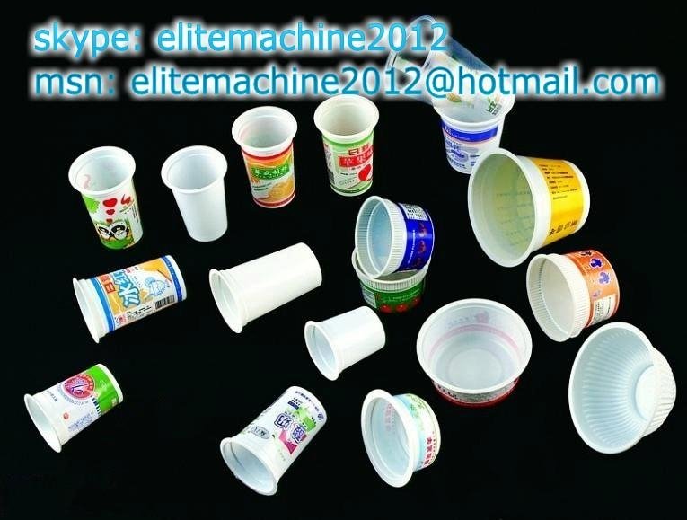plastic container making machine for yoghurt box cup 3
