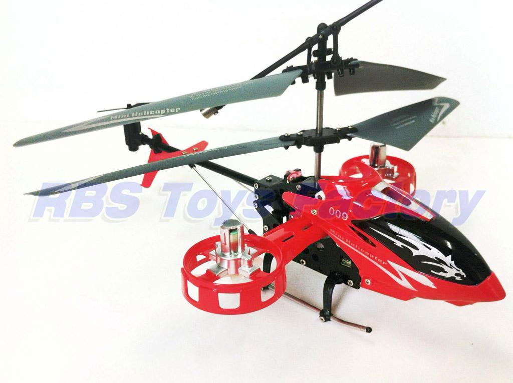 4 channel with gyro double propeller infrared control helicopter  2