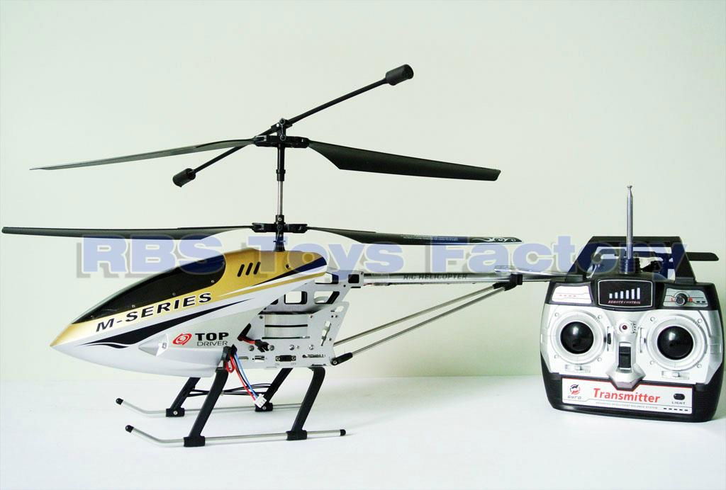 31 Inch 3.5 channel metal scale double propeller large rc 3d helicopter