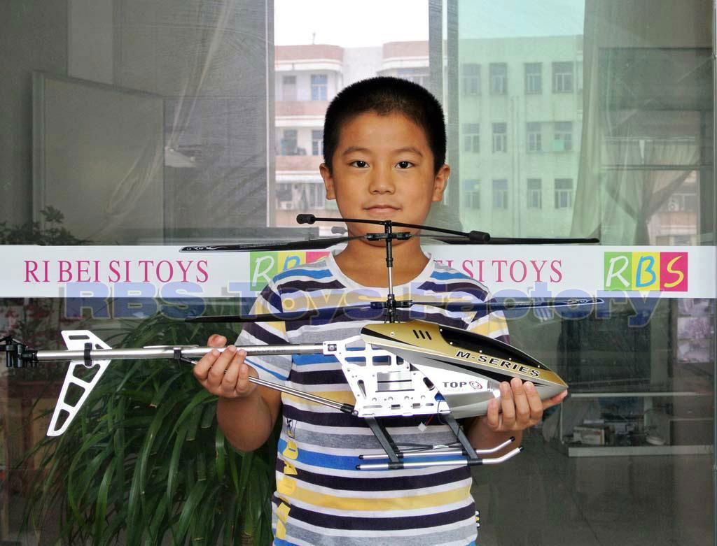 31 Inch 3.5 channel metal scale double propeller large rc 3d helicopter 2