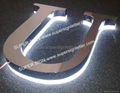 backlit LED letter sign 2