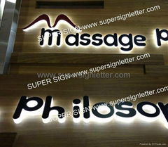 edgelit LED sign