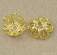 brass bead caps jewelry findings manufacture 