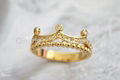 18K Gold Plated Crown Ring Manufacture Making Supplier