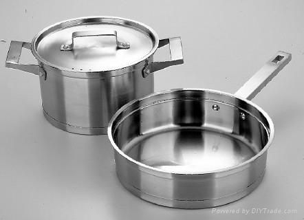 stainless steel cookware set 3 pcs cookware set