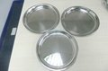stainless steel round tray turkey tray serving tray round dish serving dish 2