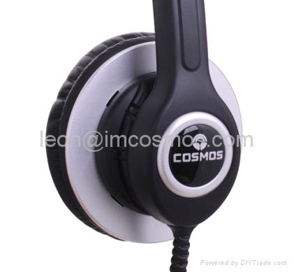 Corded headset call center headset 3