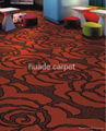 Red Rose Axminster Carpet for Fashion Bar ,Pub ,KTV 1