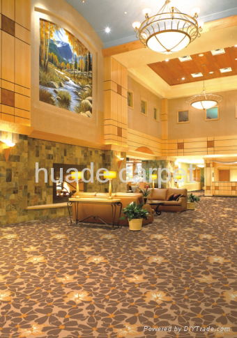 Fashion Design Wilton Carpet for Four-Star Hotel 