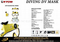 FULL HD DIVING DV MASK/GOGGLE