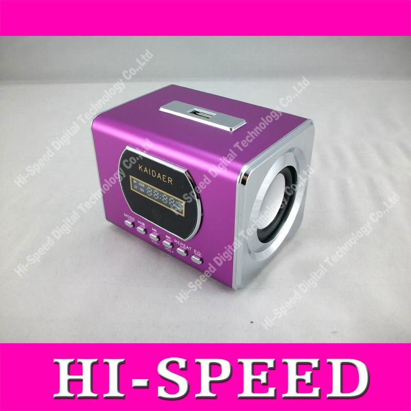 KD-SM01y Kaidaer Speaker Digital Suond Box Hi-Fi MP3 FM Micro SD Card speaker 3