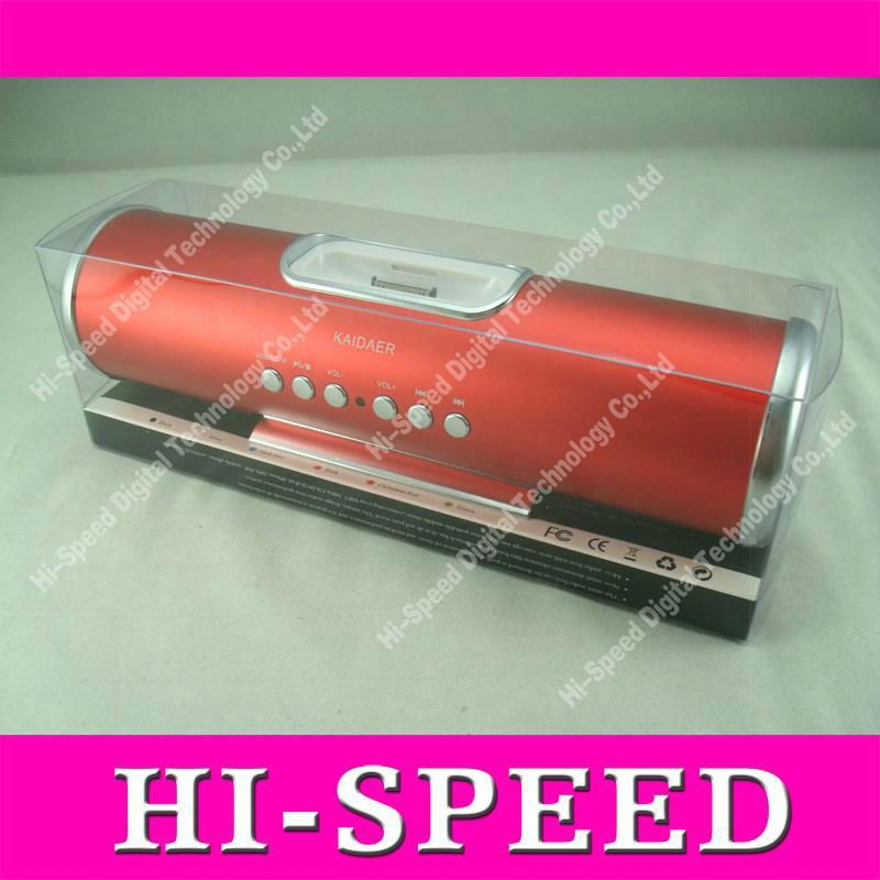 KAIDAER KD-V8K MP3 music Speaker with U-Disk for ipod/iphone3g/3gs/iphone4 4