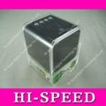 Hi-Rice SD-100 Mini Multimedia Speaker with FM use TF card+USB Flash+LED display 4