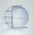 bahtroom mirror with stainless stell