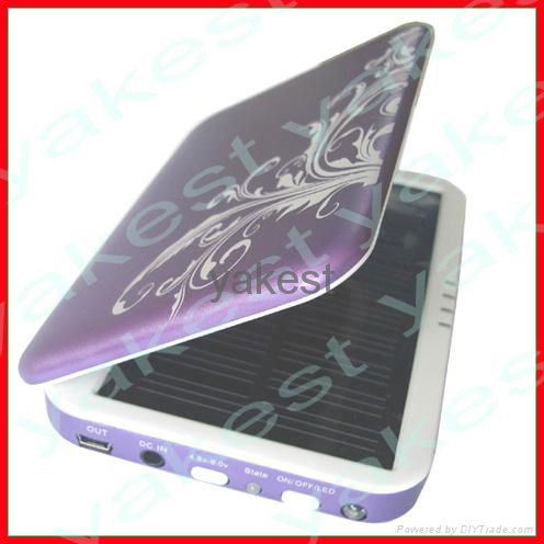 Solar power bank charger with high 4200mAh battery 2