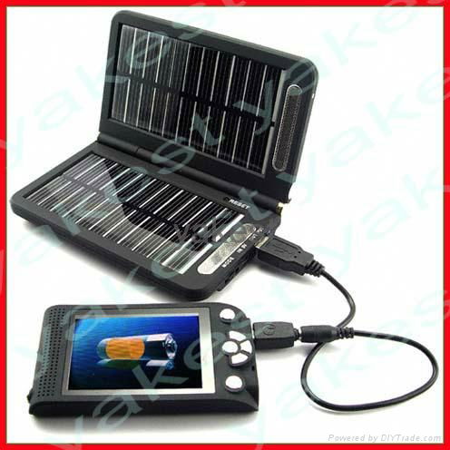 Elegant solar phone charger for emergency and traveling