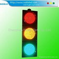 220V 200mm high power solar traffic warning lights 1